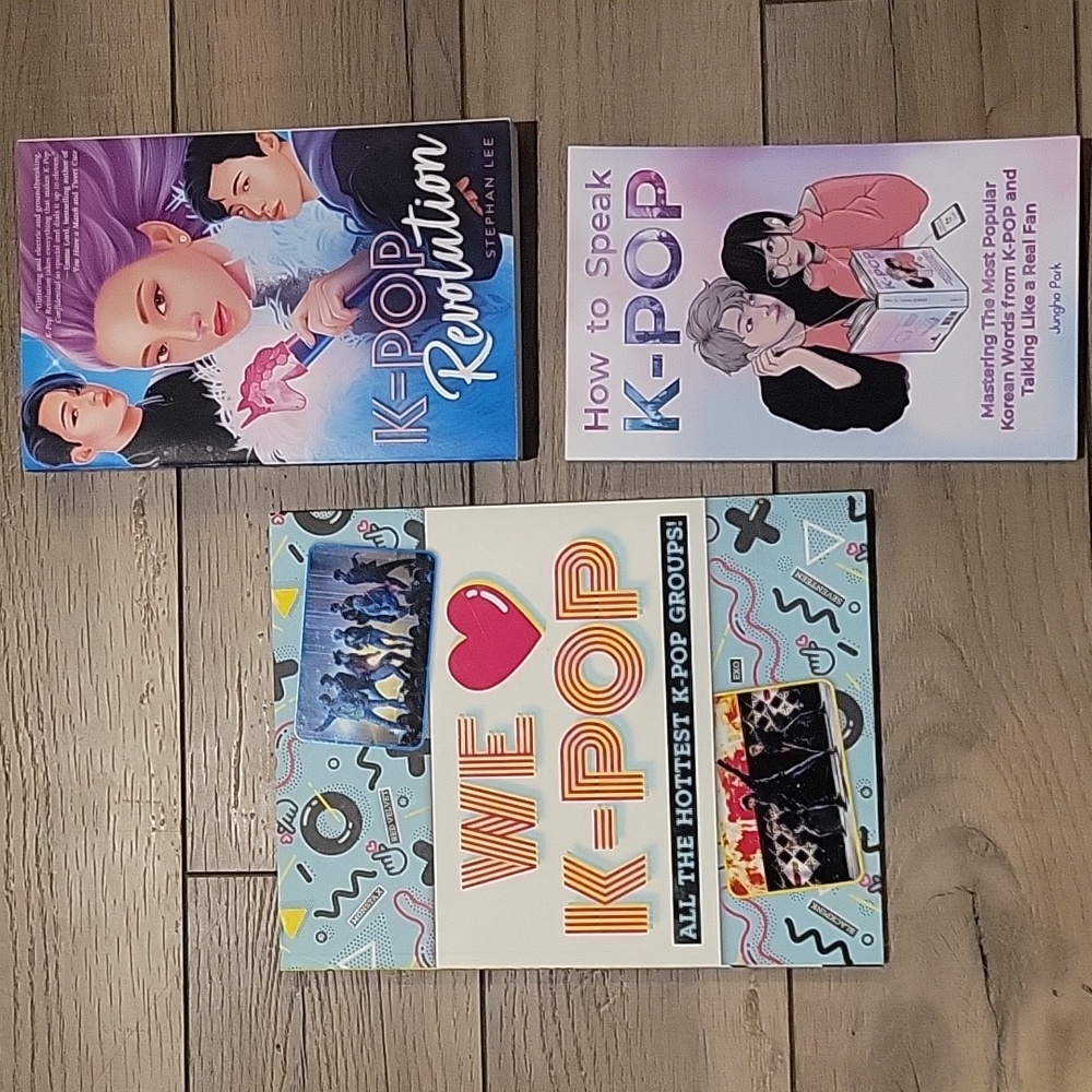 Lot of 3 K-Pop Books - K-Pop Revolution, How to Speak K-Pop, We Love K-Pop